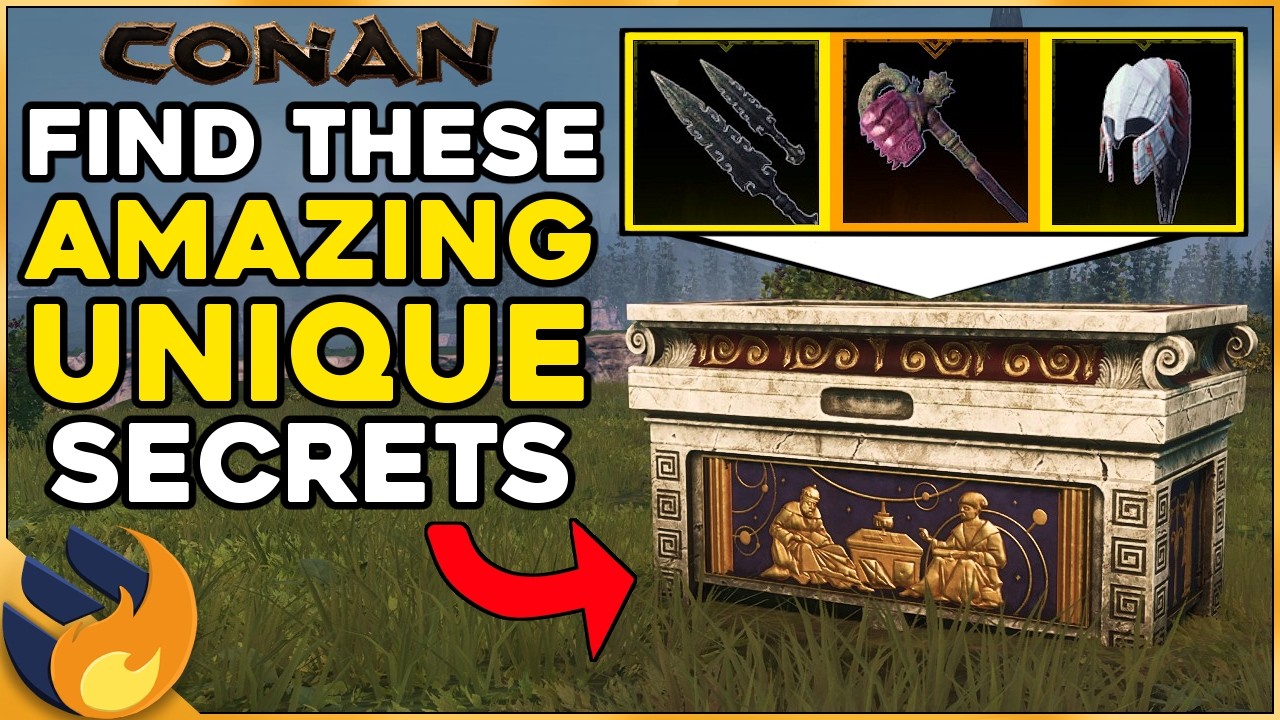 Найдите это УНИКАЛЬНОЕ секретное оружие и доспехи в Conan Exiles