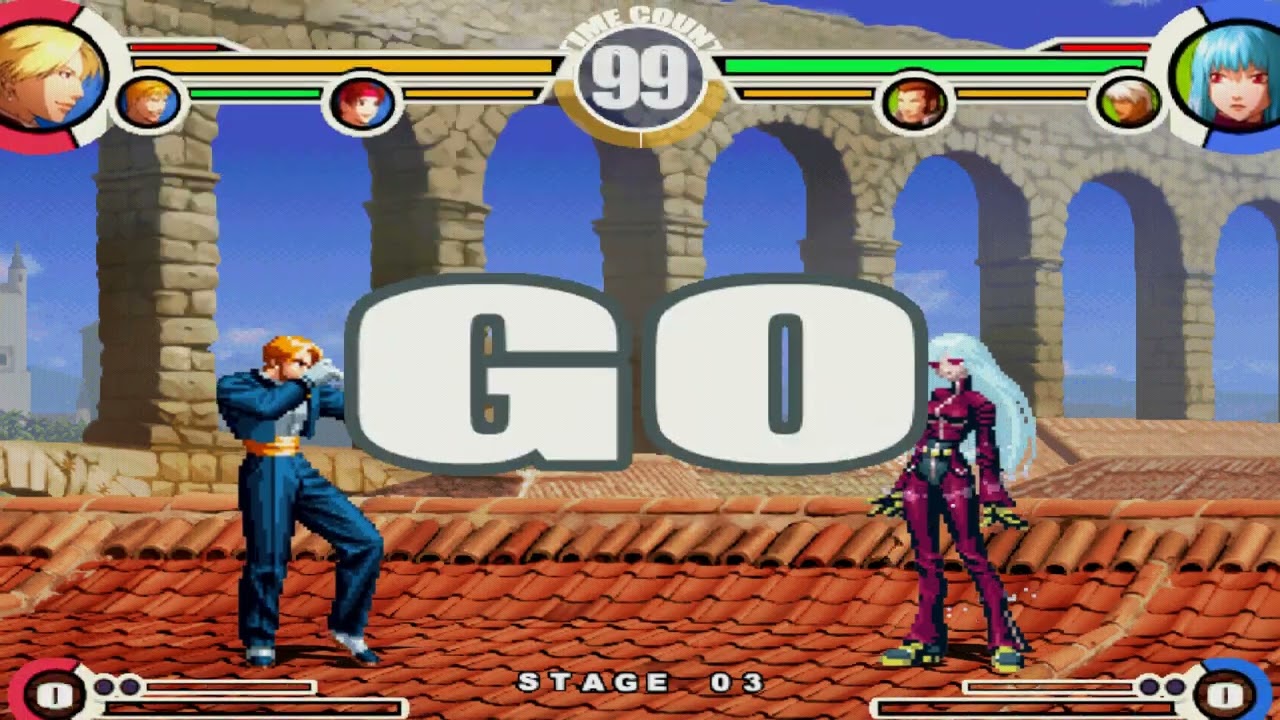 The King of Fighters XI (ART OF FIGHTING TEAM) Ryo, Yuri, King