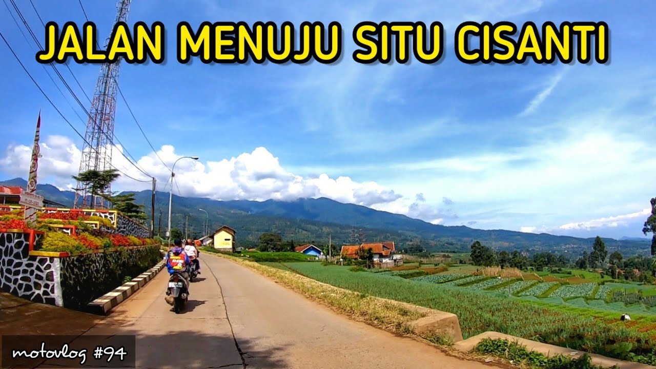Jalan Menuju Situ Cisanti Kilometer 0 Citarum Kertasari Kabupaten Bandung