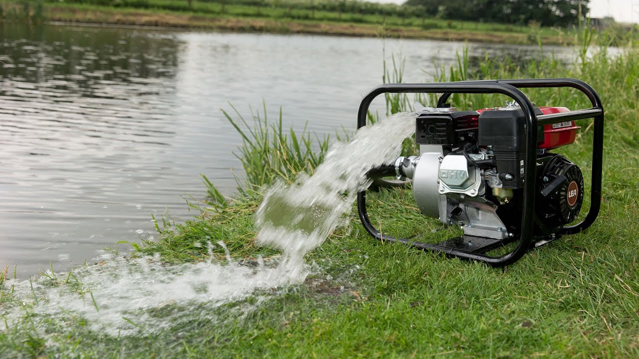 LEA WATERPOMP 196 cc in gebruik nemen, starten en pomphuis vullen
