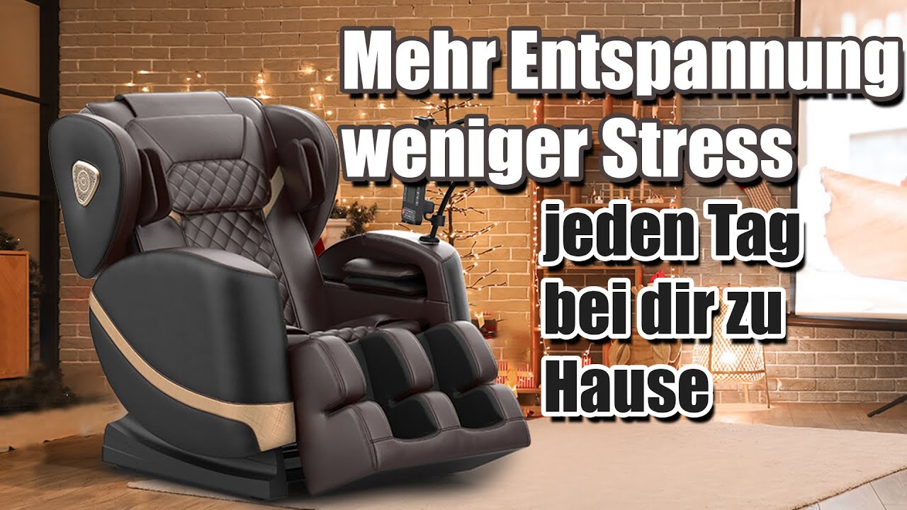Nach der Arbeit einfach abschalten? Dieser Massagesessel kann es
