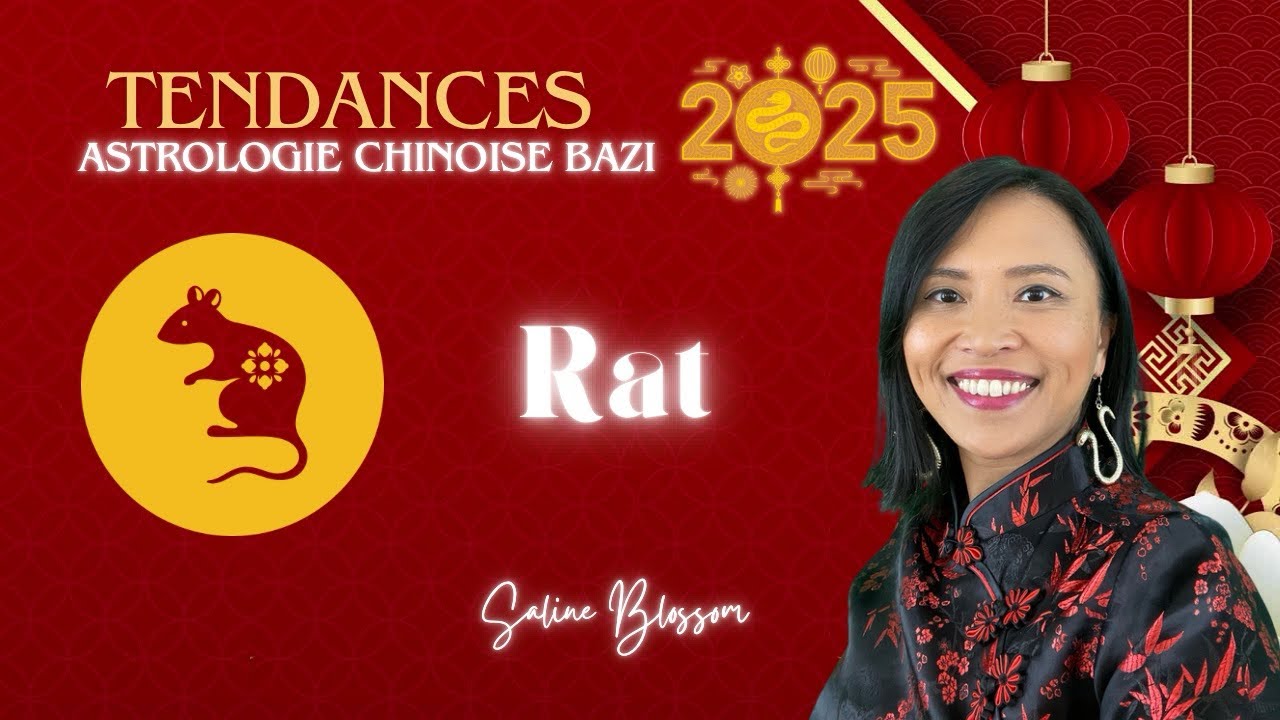Nouvel An Chinois 2025 | Astrologie BaZi | Serpent de Bois | Signe du Rat 🐀| Saline Blossom