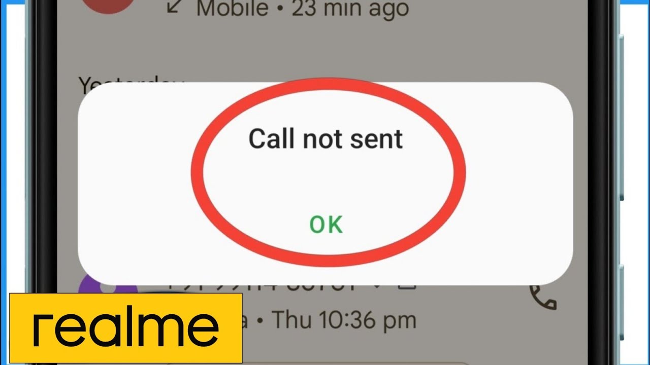 Call Not Sent Problem Realme | Call Not Sent In Realme