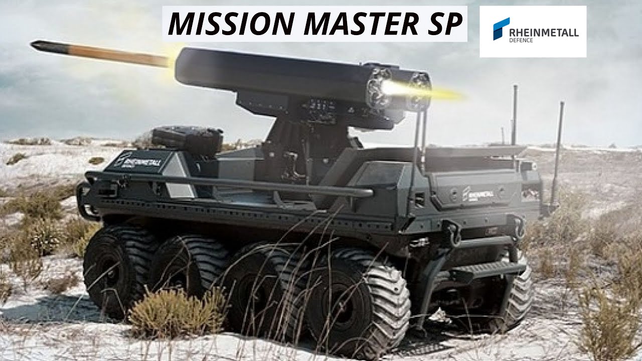 Rheinmetall Mission Master SP Roboterfahrzeug. Deutschland Militär