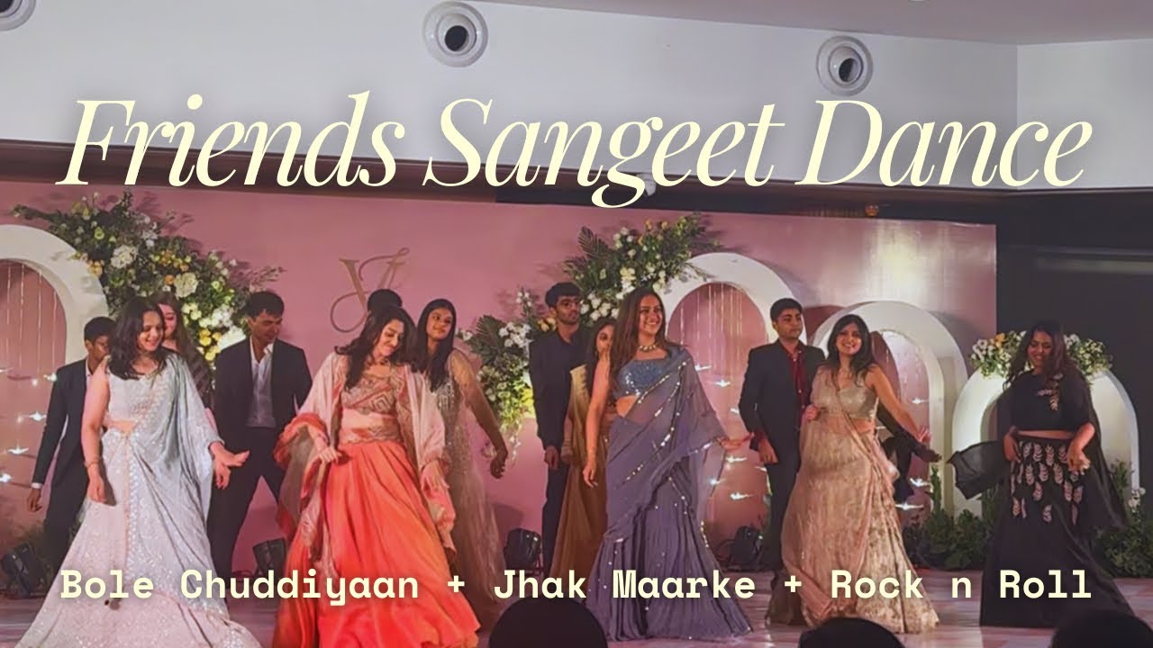 FRIENDS WEDDING DANCE 🪩 | SANGEET CHOREOGRAPHY 