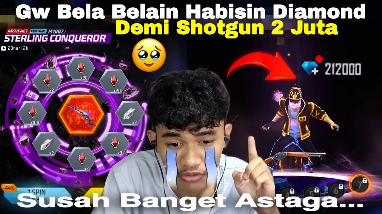 GW RELA HABISIN DIAMOND DEMI BORONG SHOTGUN 2 JUTA TERBARU!! SPIN SHOTGUN M1887 STERLING CONQUEROR 😱
