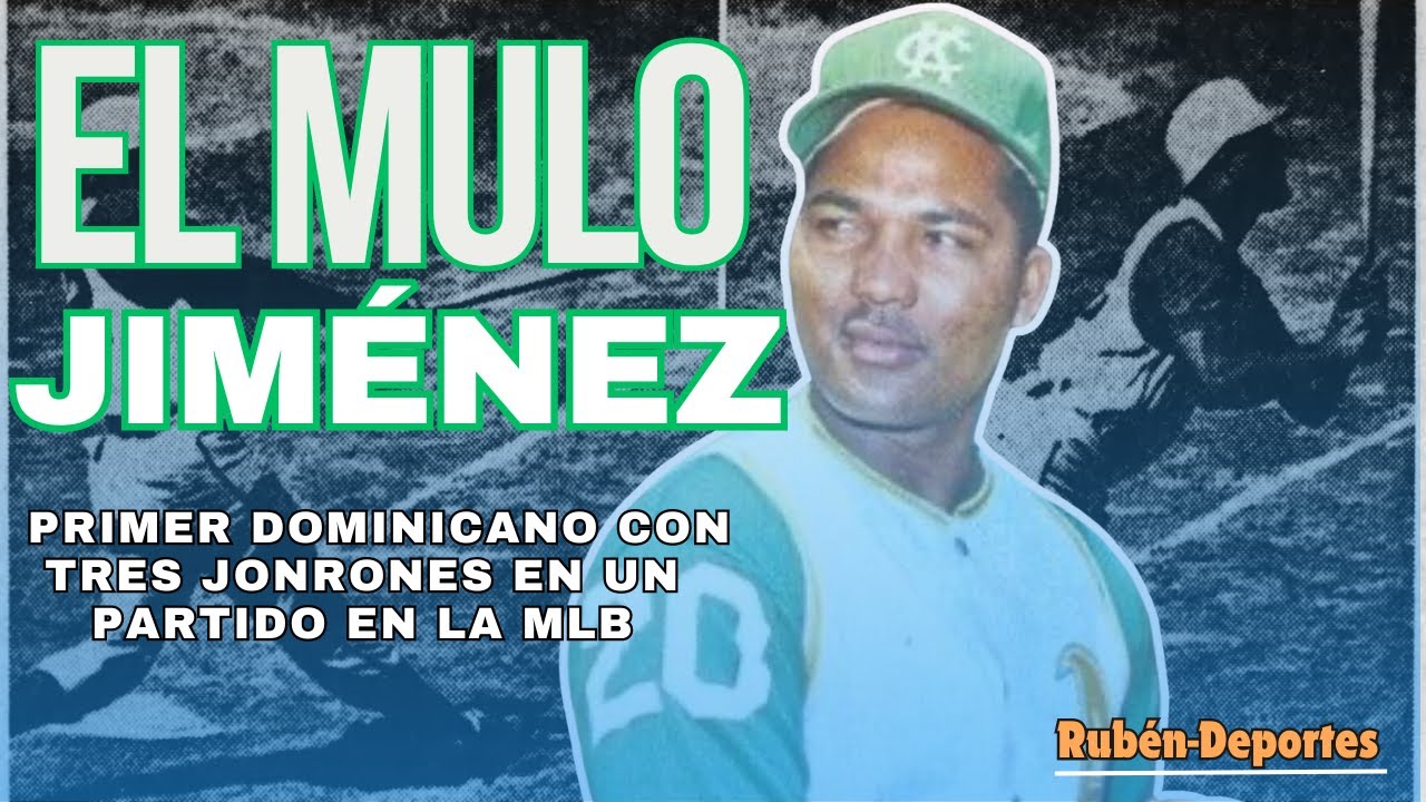 MANUEL EL MULO JIMÉNEZ, PRIMER DOMINICANO EN CONECTAR 3 JONRONES EN UN PARTIDO, MLB