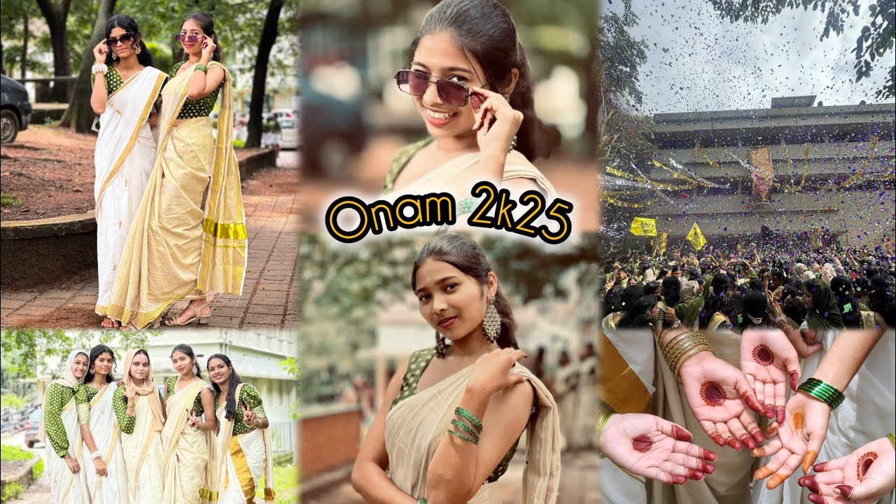 Grand Onam program 🥂💃#happy#onam#vlog#celebration#program#school#friends#enjoy#day#love#joy#food 
