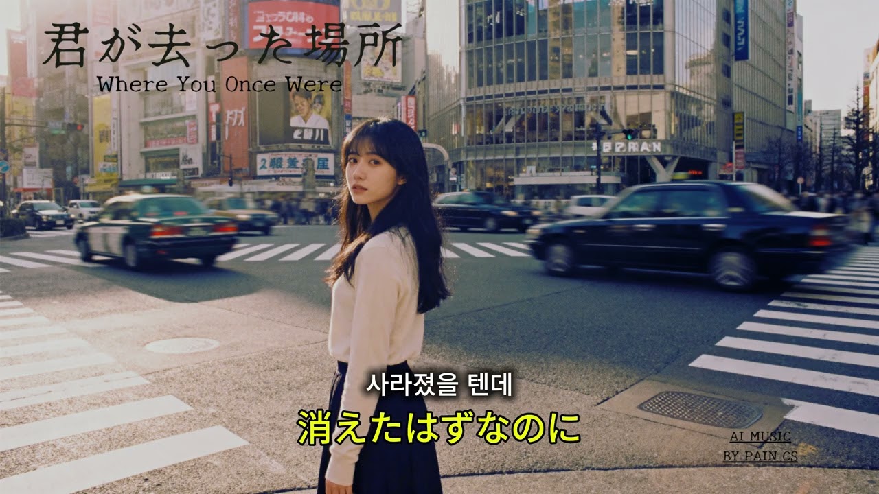 [J-POP/ROCK] 君が去った場所 (Where You Once Were), 네가 떠난 자리. AI MUSIC