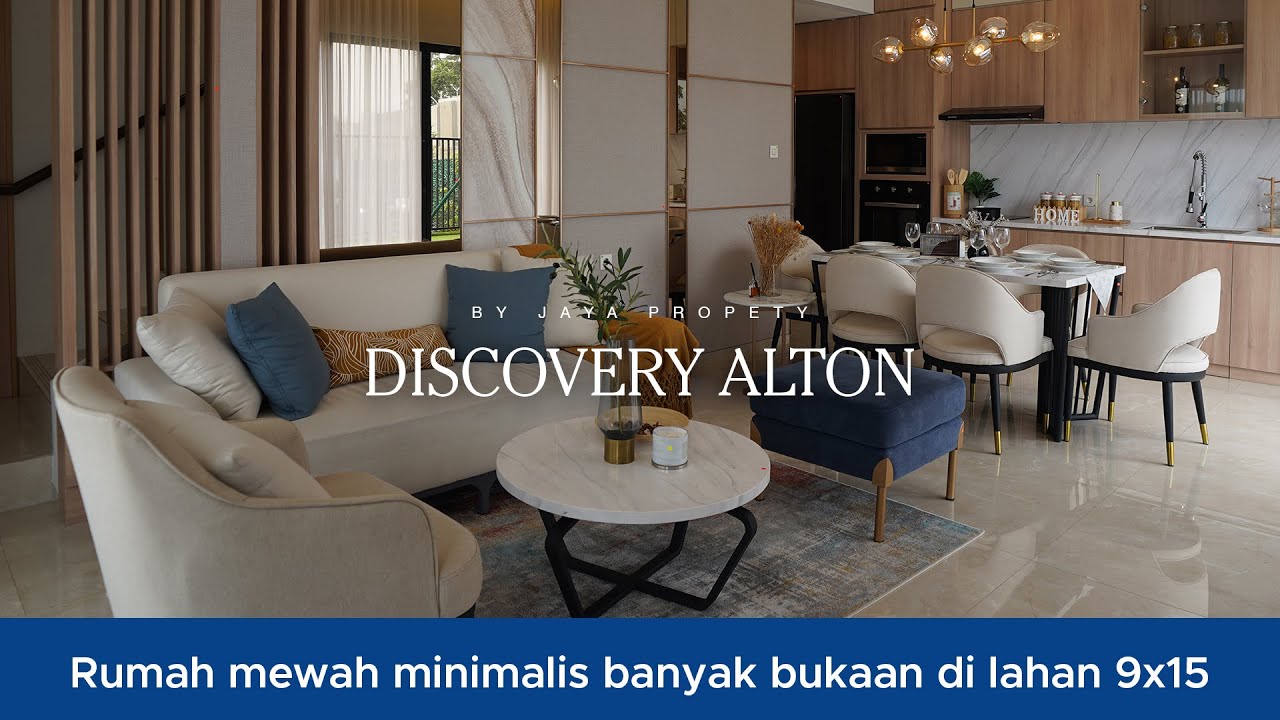 Terang gini dalamnya‼️ Rumah mewah minimalis 9x15 banyak bukaan | DISCOVERY ALTON BINTARO