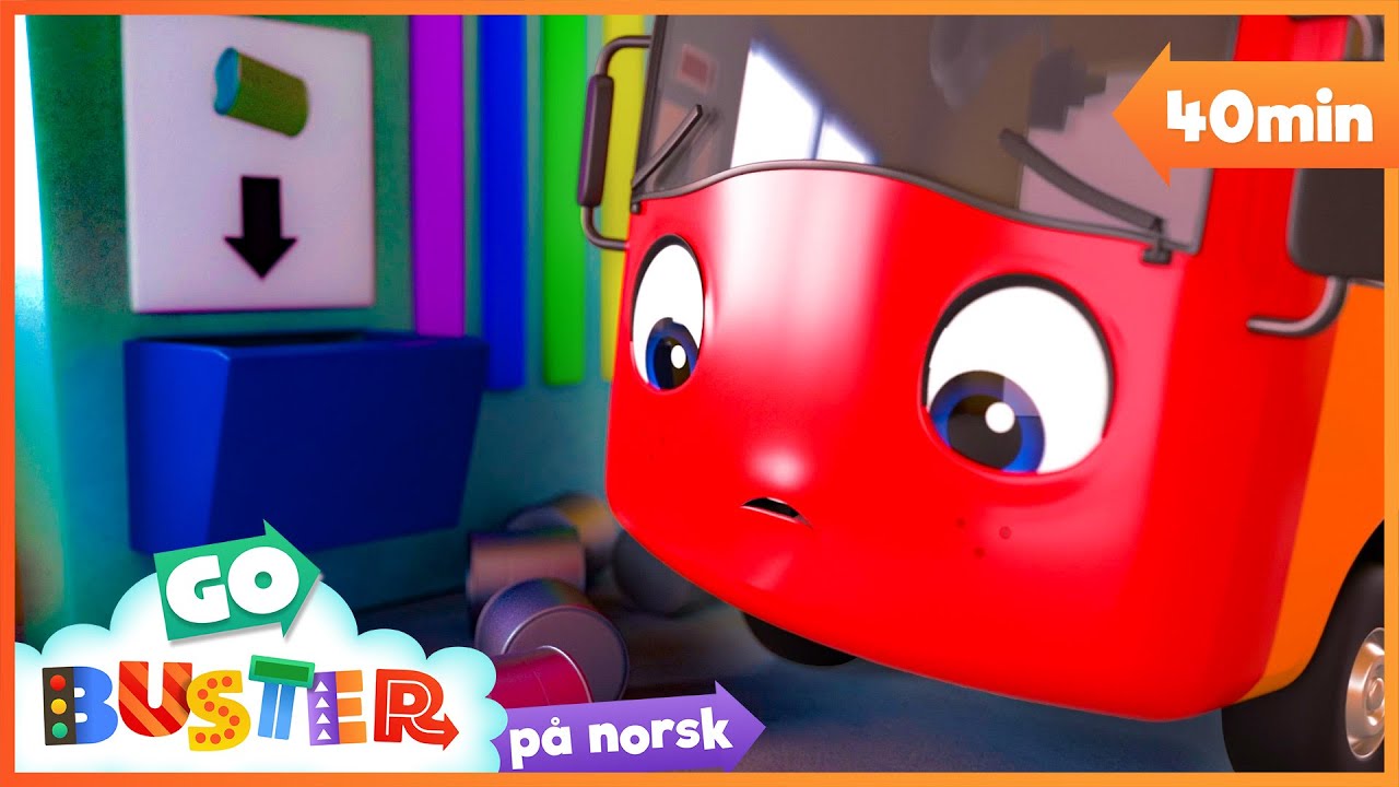 Buster skifter FARGE!!!｜Go Buster Norsk｜Tegnefilmer for barn