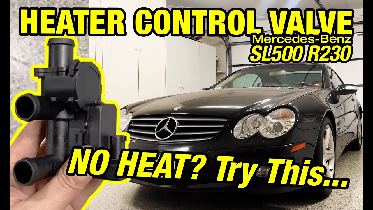 I DAMAGED my Mercedes SL500 R230 while Replacing the Heater Control Valve, but the HEATER WORKS now