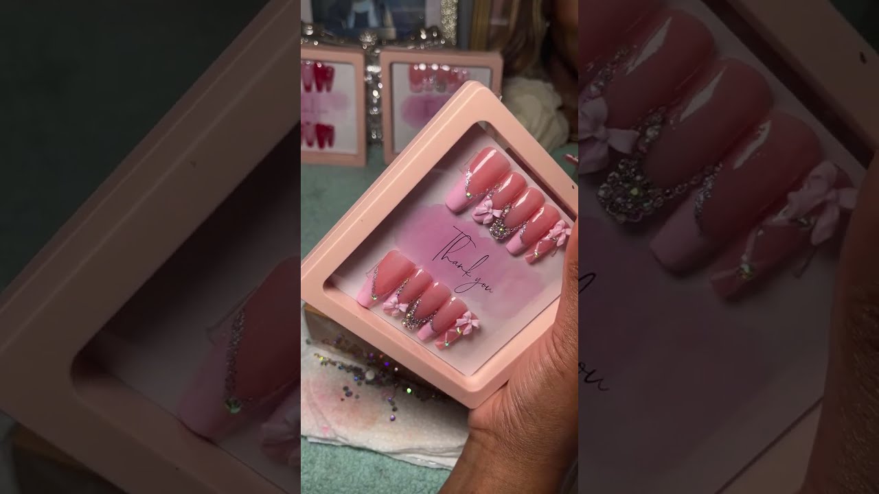 Let’s finish our ✨Valentine Vixen✨ Press-On Nails! & Nail Talk! 🥰❤️