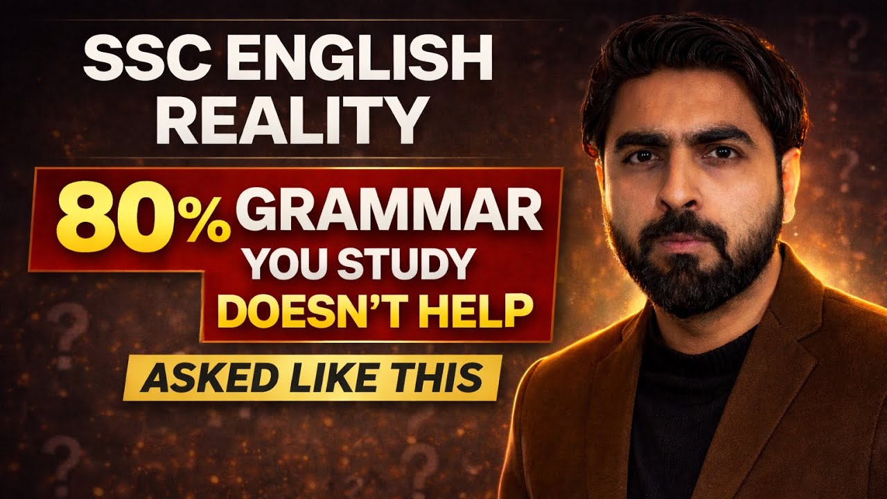 SSC English Reality | 80% Grammar You Study Doesn’t Help | Asked Like This