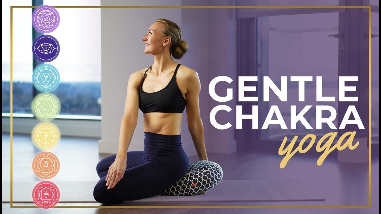 Learn Chakra Colors and Sounds | 15 MIN GENTLE CHAKRA YOGA