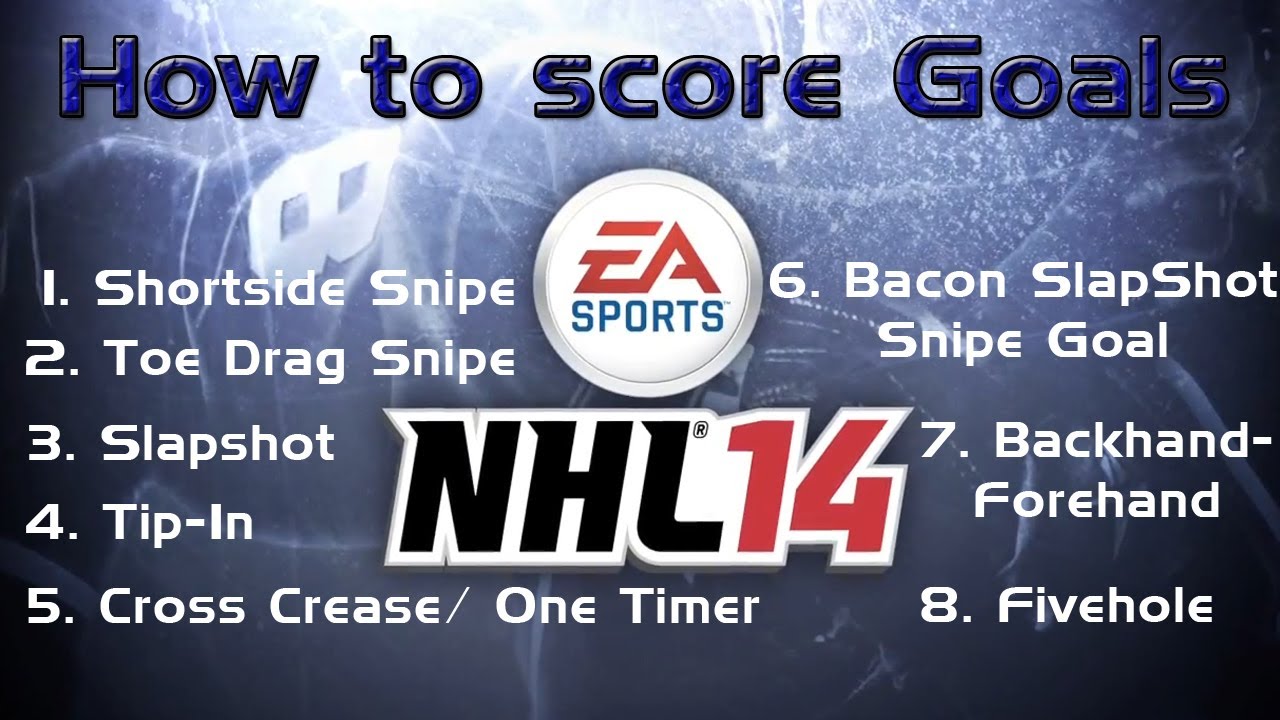 NHL 14 Tips and Tricks - How to Score Goals