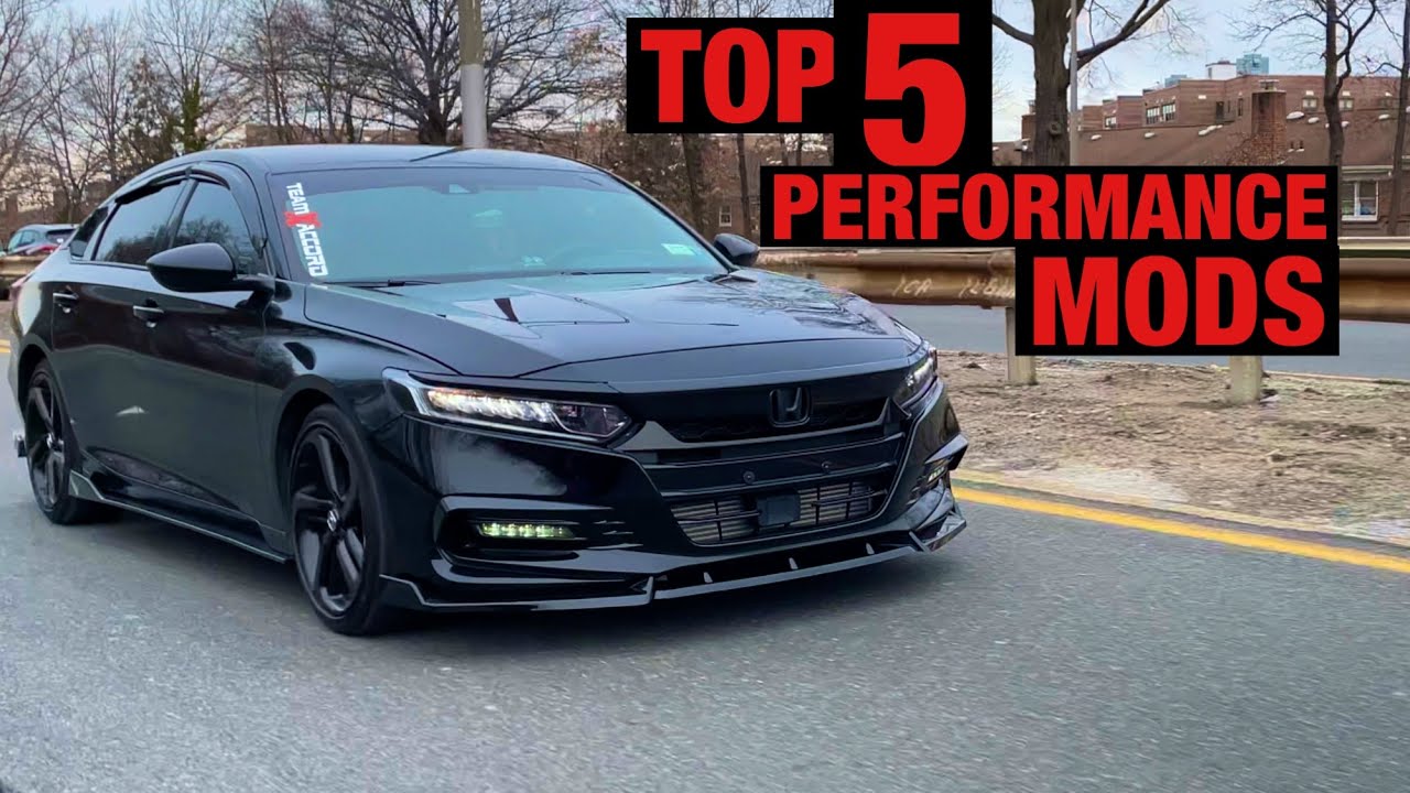 2018-2020 honda accord sport 1.5t top 5 mods