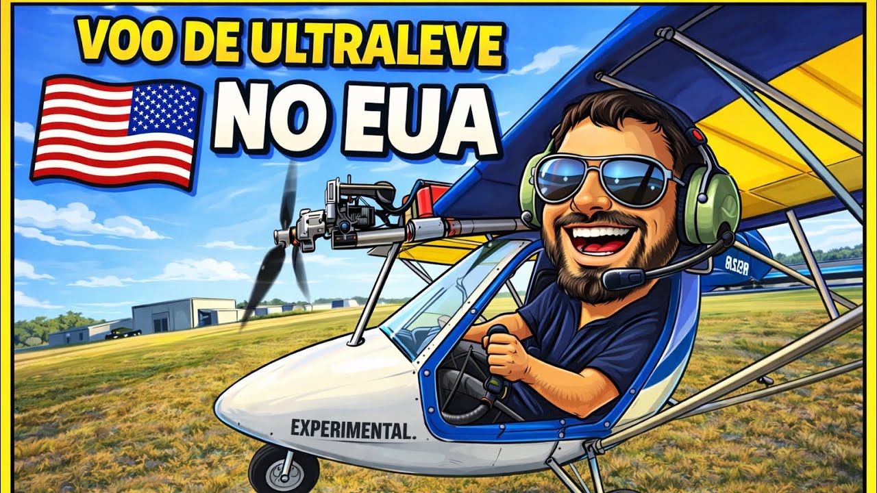 VOEI ULTRALEVE NO EUA 🇺🇸 