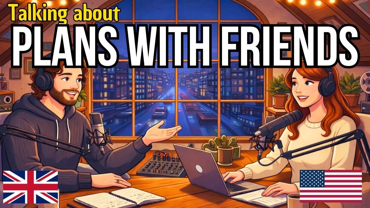 How to Make Plans with Friends in English | English Conversation Practice