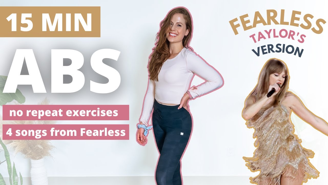 FEARLESS TAYLOR SWIFT AB WORKOUT | no repeat ab exercises + floor ab workout