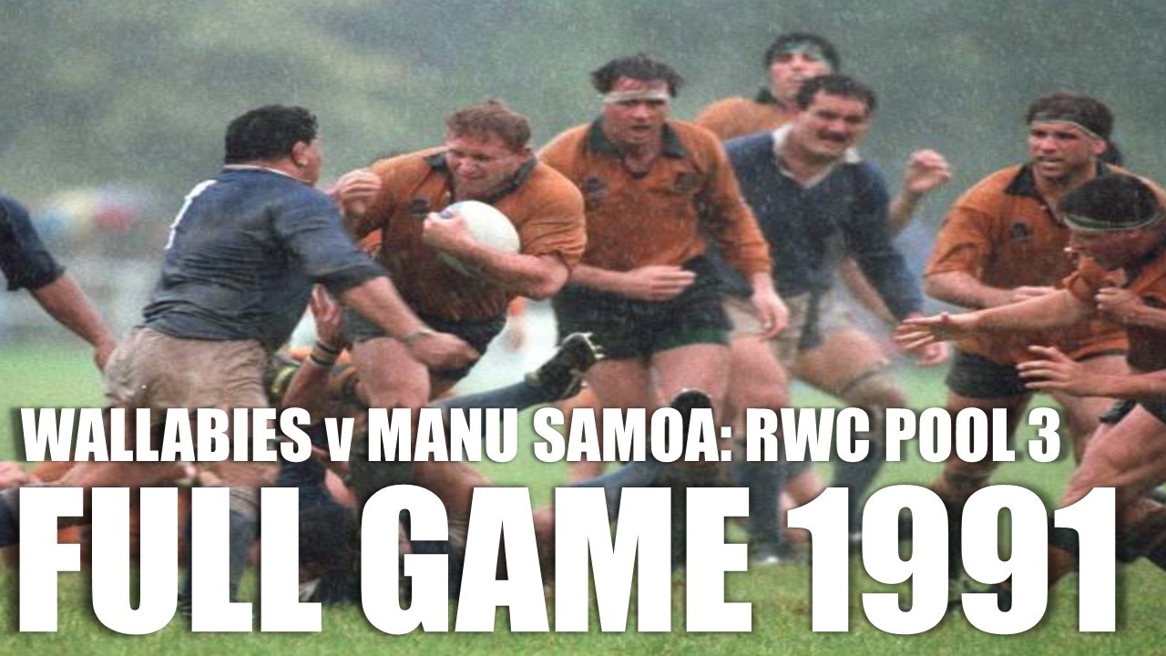 Australia v Western Samoa | 1991 Rugby World Cup | Pool 3 | Full Game