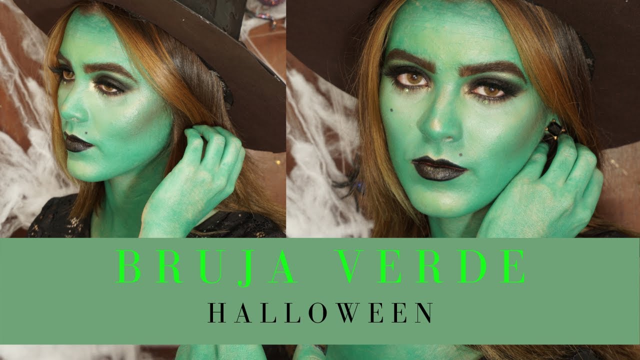MAQUILLAJE DE HALLOWEEN BRUJA VERDE |GREEN WITCH MAKEUP/DANI FICACHI