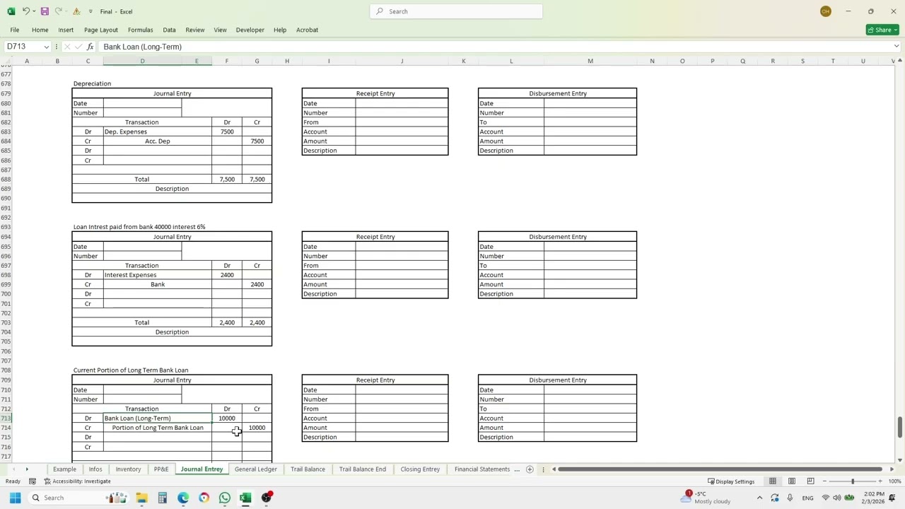 Final Example Accounting for Beginners