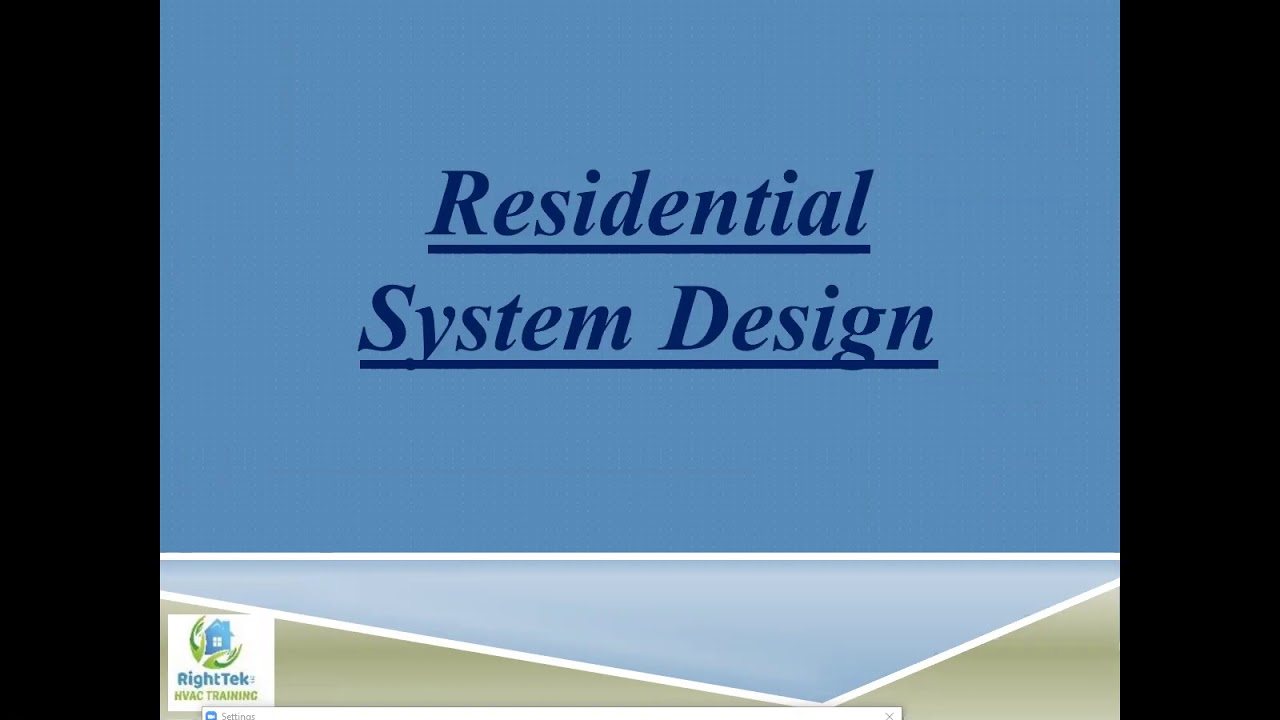 Residential HVAC Load Calculations