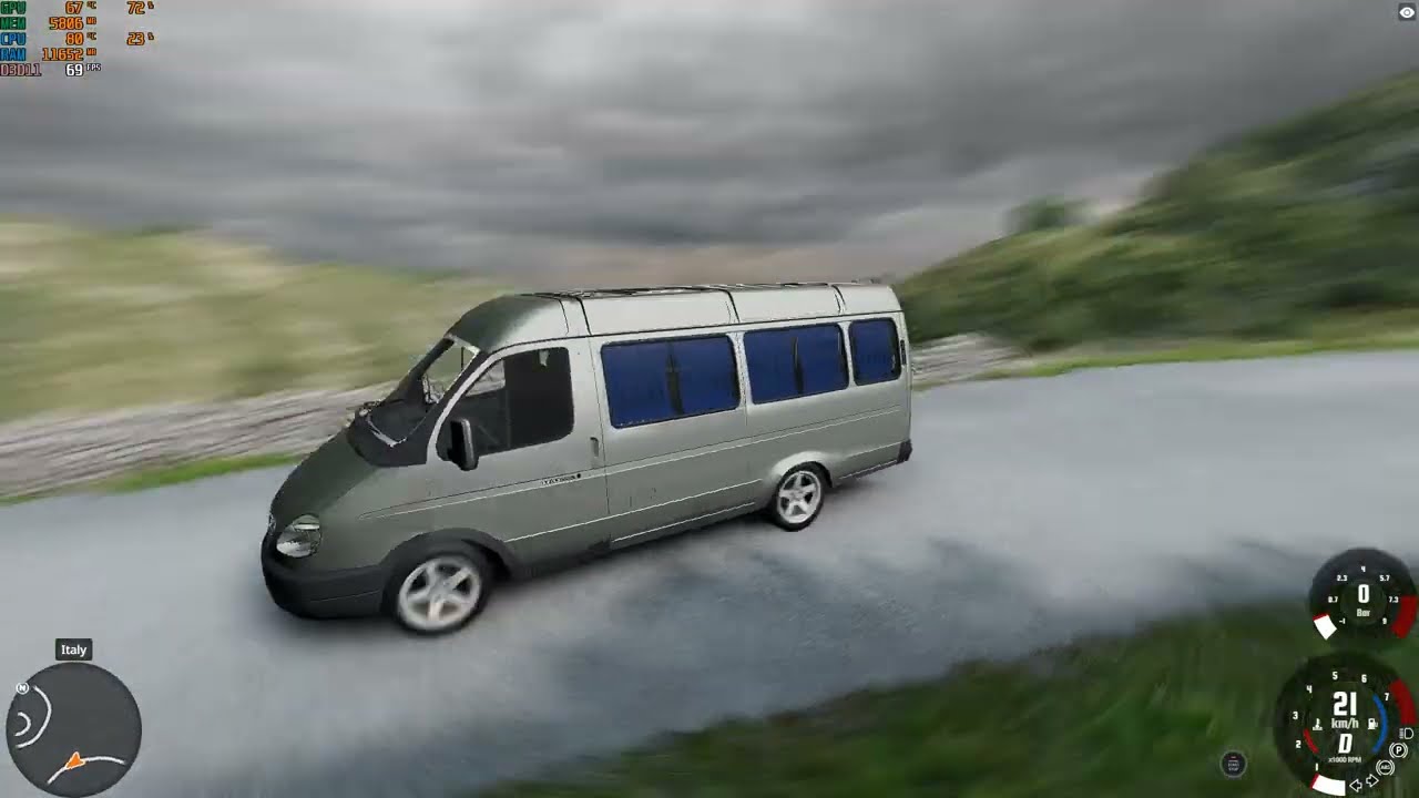 EPIC Passenger Van Driving in BeamNG Drive