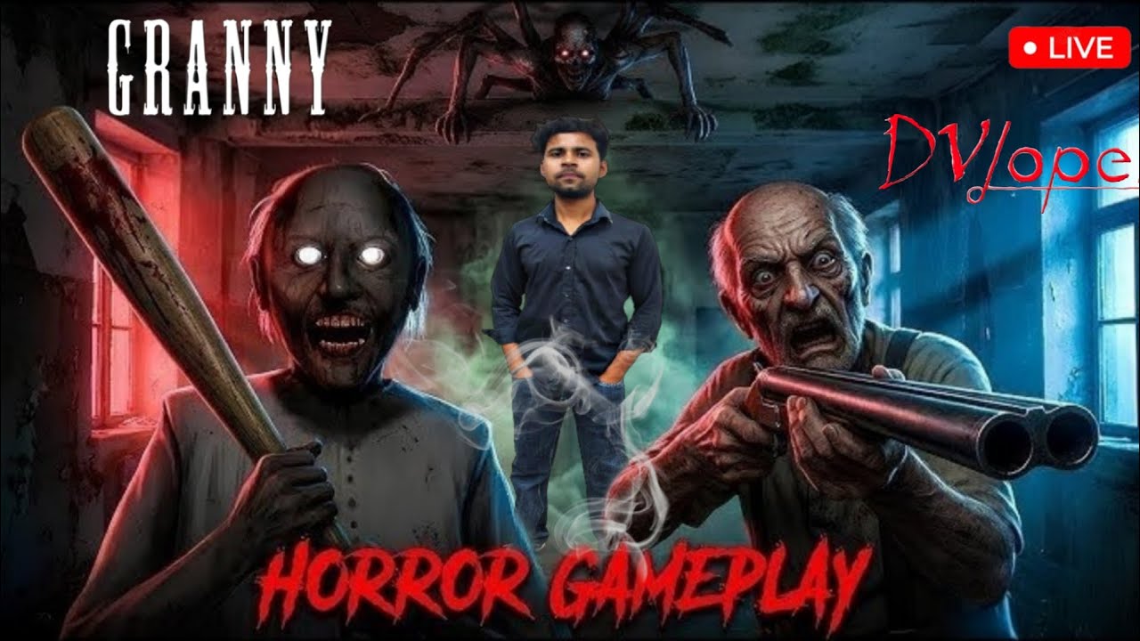 Granny in Live ( 2 ) || Horror Game play || Granny #shortsfeed#granny#shorts