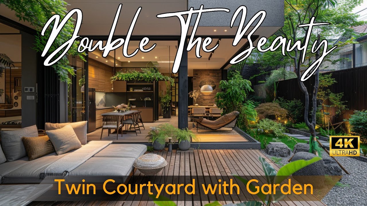 Stunning Garden Highlight: Twin Courtyard Home Tour with Garden Haven | Harmonious Outdoor Living