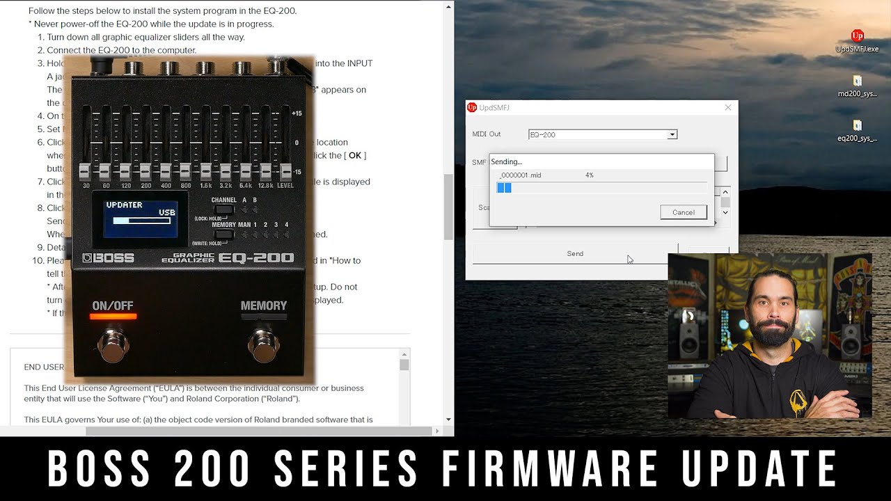 Boss 200 Series V1.10 Firmware Update