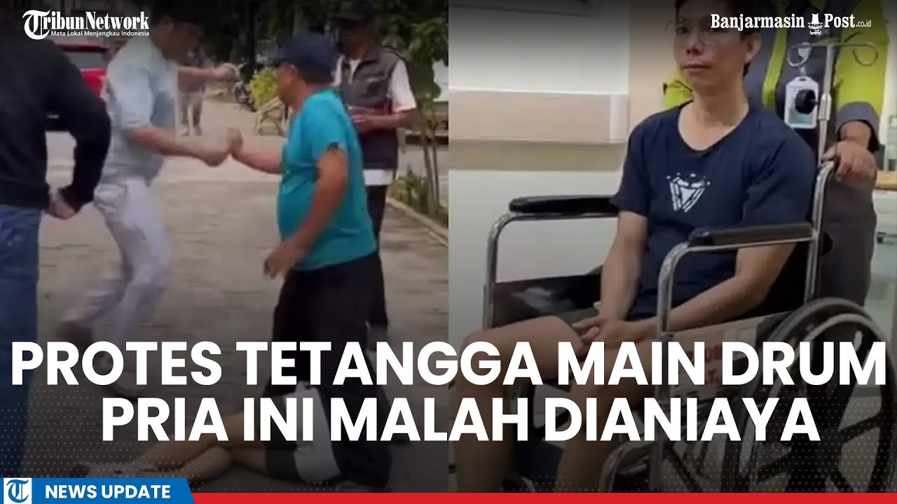 Niat Protes Tetangga Main Drum, Pria Ini Malah Dianiaya hingga Ditabrak Mobil
