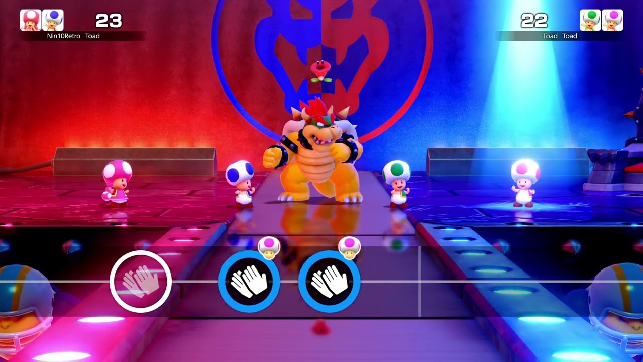 Super Mario Party Jamboree TV - Bowser Beats minigame perfect score
