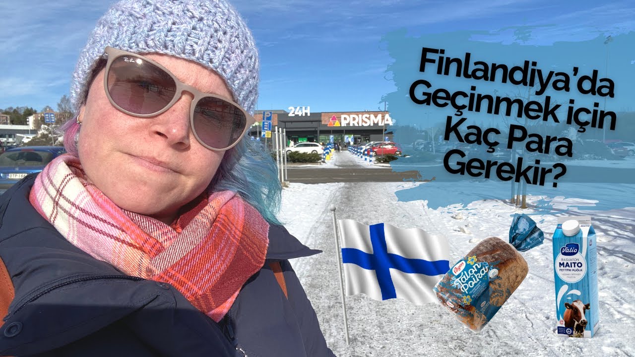 Finlandiya Market Turu - Mart 2023 // Kiradan Otobüs Biletine Kadar Geçinmek için Kaç Para Gerekir?
