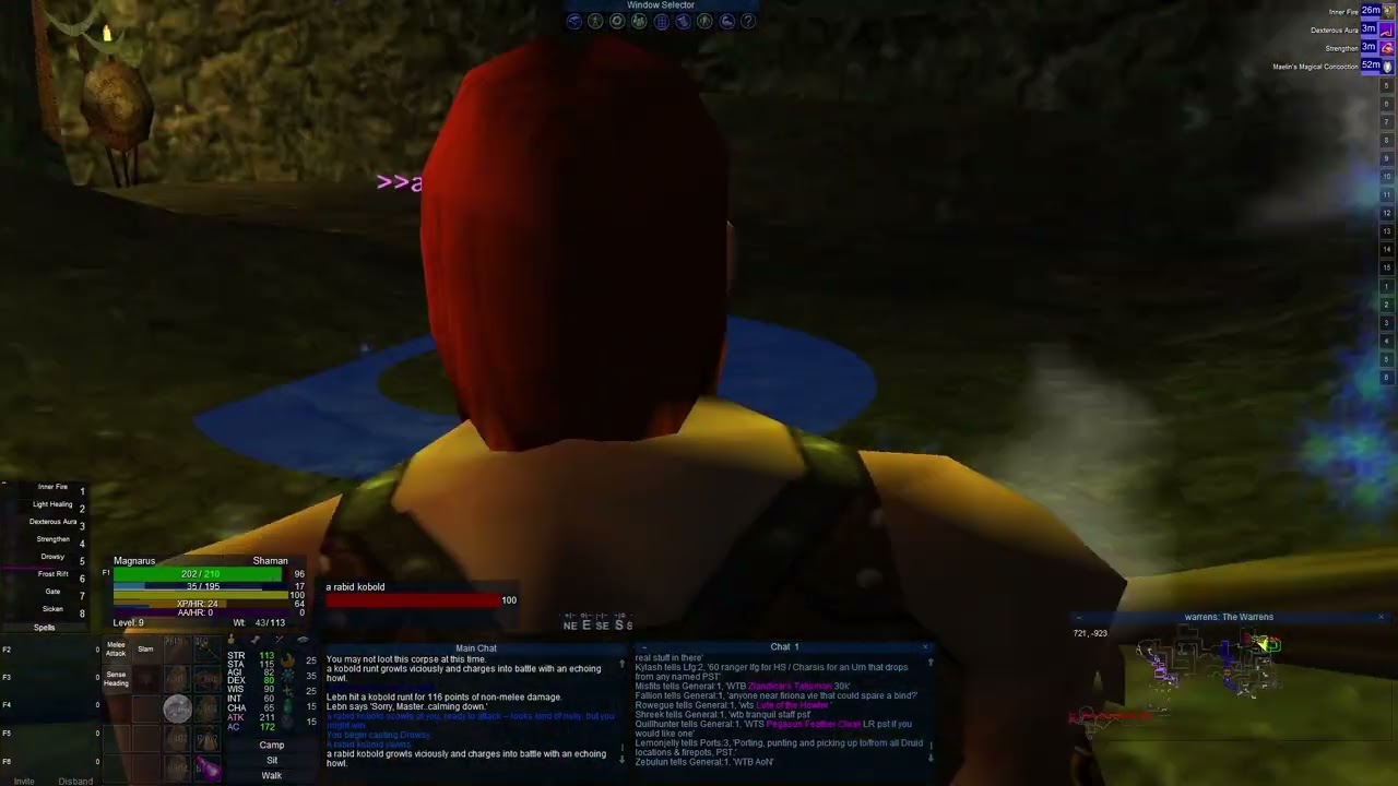 Barb Shaman SSF Level 9, The Warrens. Quarm/Everquest