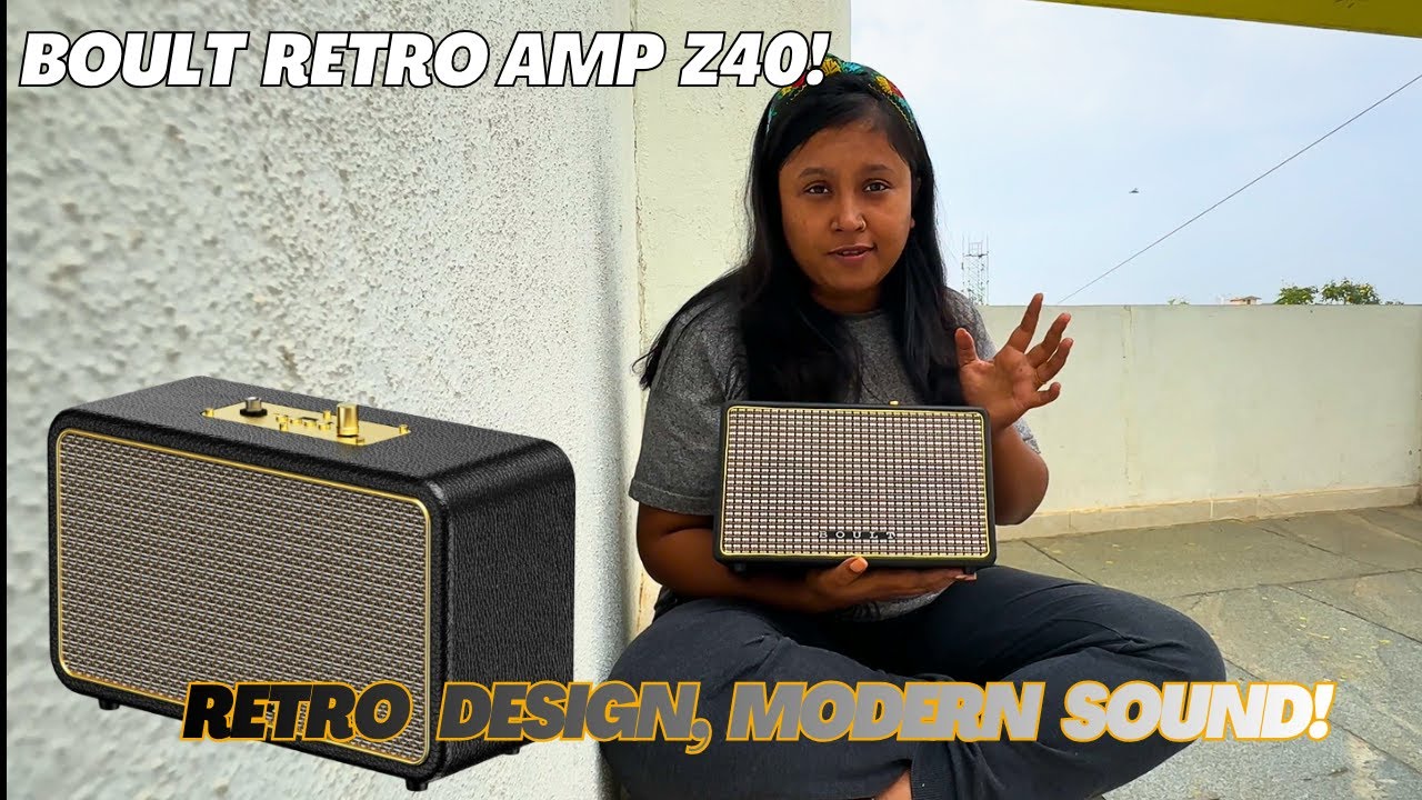 Boult RetroAmp Z40 Unboxing 💥 | Boult’s Retro Beast! 😍 | 40W RetroAmp Z40 Speaker Review!