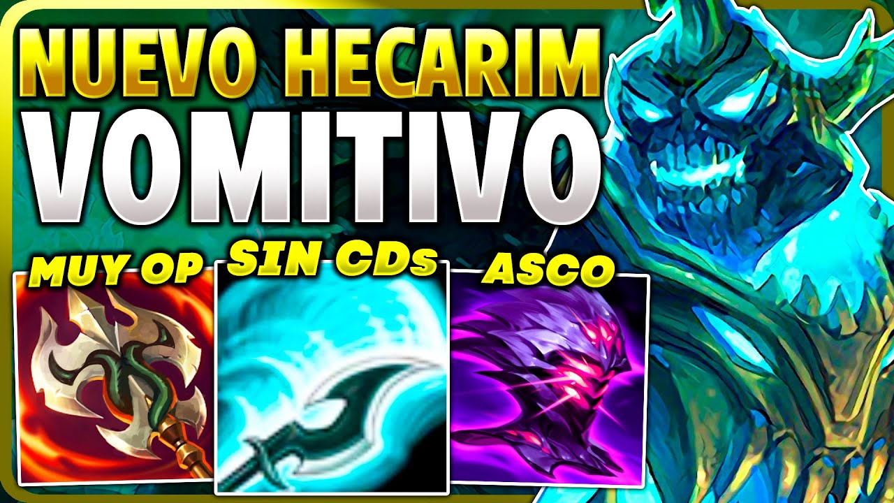 😱¡NUEVO HECARIM VOMITIVO SIN CDS! ASI ES la *NUEVA BUILD* de HECARIM que ATERRA a TODO EL MUNDO