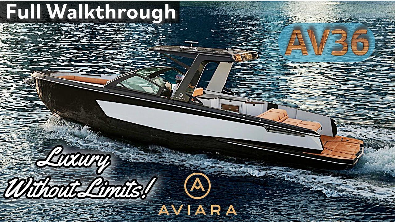 На борту Aviera 36 | Полный тур