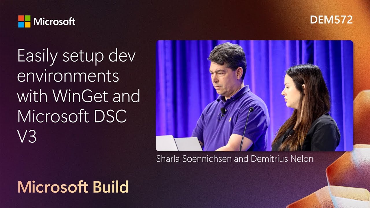 Easily setup dev environments with WinGet and Microsoft DSC V3 | DEM572