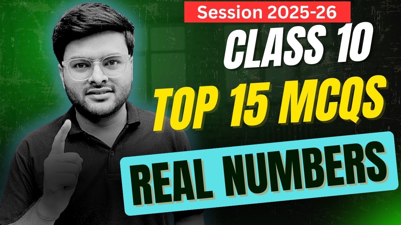 Real Number MCQs Class 10 Maths I Chapter 1 Real Numbers MCQs Class 10 I Ashish Sir I A4S