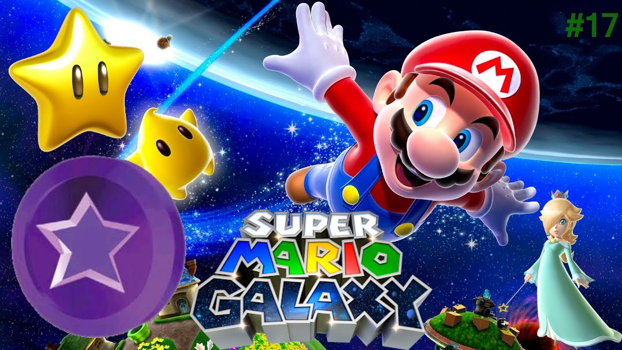 Super Mario Galaxy # 17 La QUÊTE Des PIECES VIOLETTES COMMENCE !
