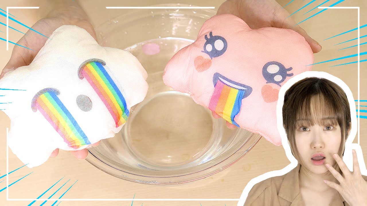 お水に入れると溶ける!? サプライズトイがなんか、かわいそうだけどかわいいよw