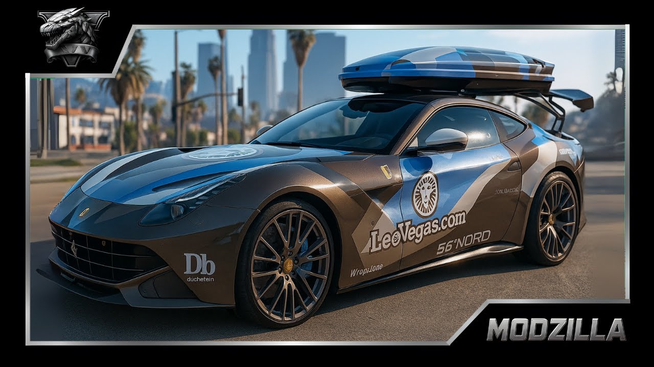 GTA 5 Ferrari F12 Stallion Mod Install | Realistic Car Mod Showcase | Modzilla