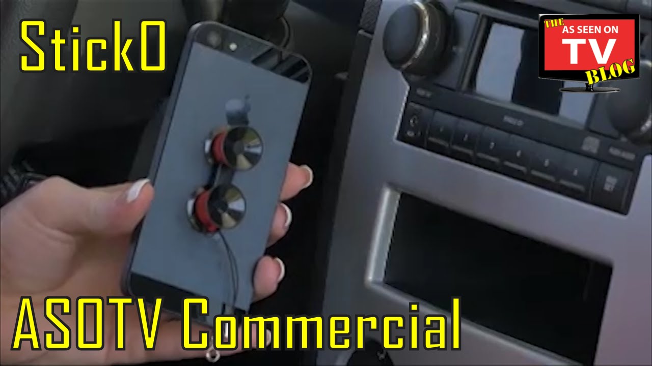 StickO As Seen On TV Commercial Buy StickO As Seen On TV Universal Phone Mount