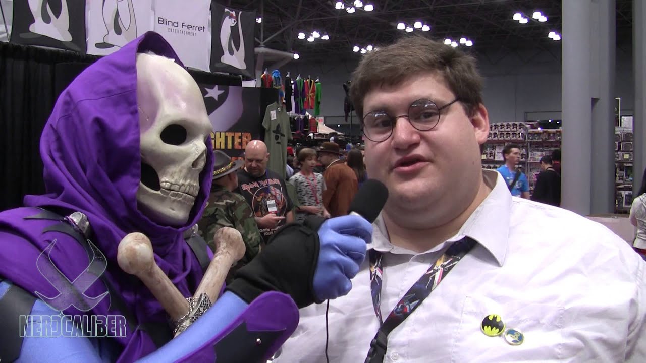 Skeletor Meets PETER GRIFFIN at the New York Comic Con 2013