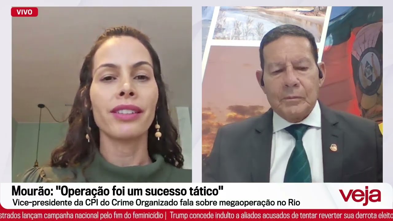 Senador Hamilton Mourão fala sobre a CPI do Crime Organizado à revista VEJA. - 10/11/2025