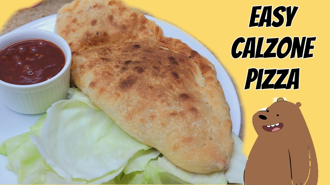 How to make Calzone pizza at home 🍕| Easy pizza recipe | cooking with farhat 👩‍🍳 
