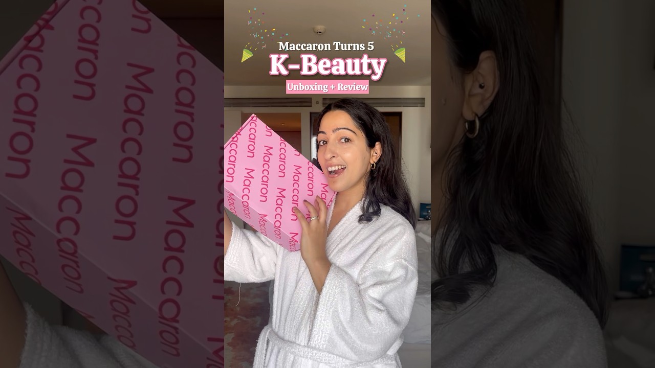 Обзор корейской косметики в Индии😍 #maccaron #laneigelipmask