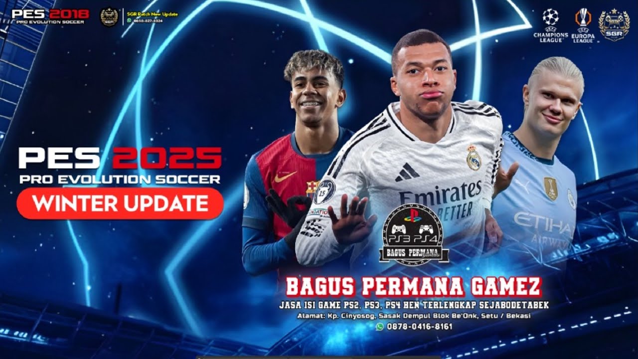 PES 2018 WINTER TRANSFER 2025 SGR PATCH FOR PS4 HEN REVIEW